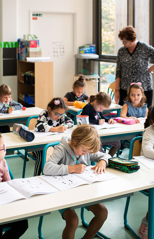 Classe dans une école élémentaire